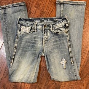 Cowgirl Tuff jeans size 11 fit like a 10